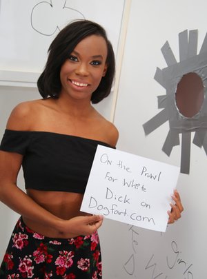 Dogfart Network pleased to share with you a free xxx photo gallery with Ivory Logan in robbing on cock porn